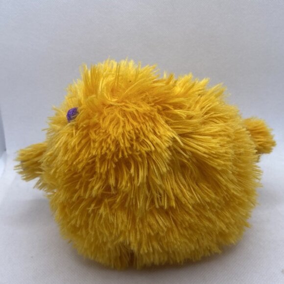 Ty Rufus Monstaz Yellow Orange Purple Shaggy Furry Plush Stuffed Animal 5” - Picture 5 of 9